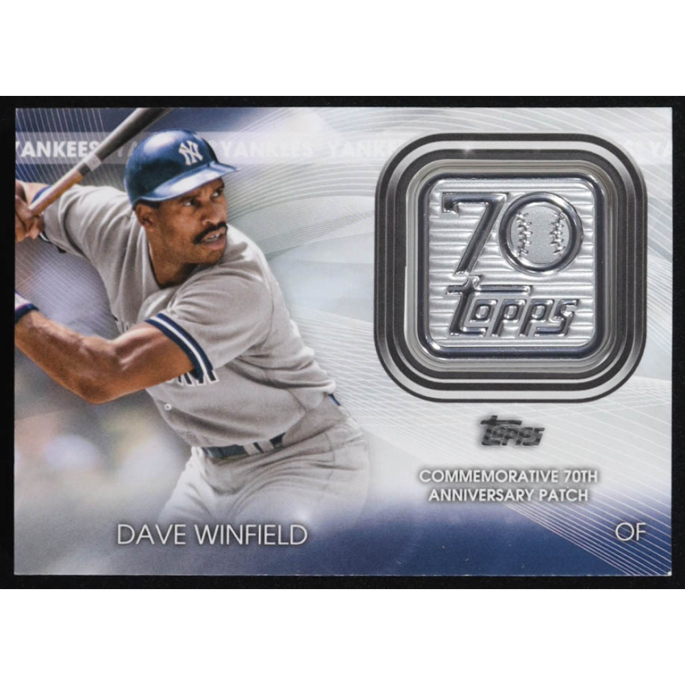 Dave Winfield 2021 Topps Update 70th Anniversary Logo Patches #T70PDW at PristineAuction.com