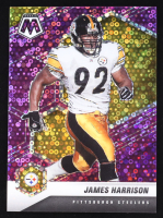 James Harrison 2021 Panini Mosaic Mosaic No Huddle Purple #167 #15/50 at PristineAuction.com