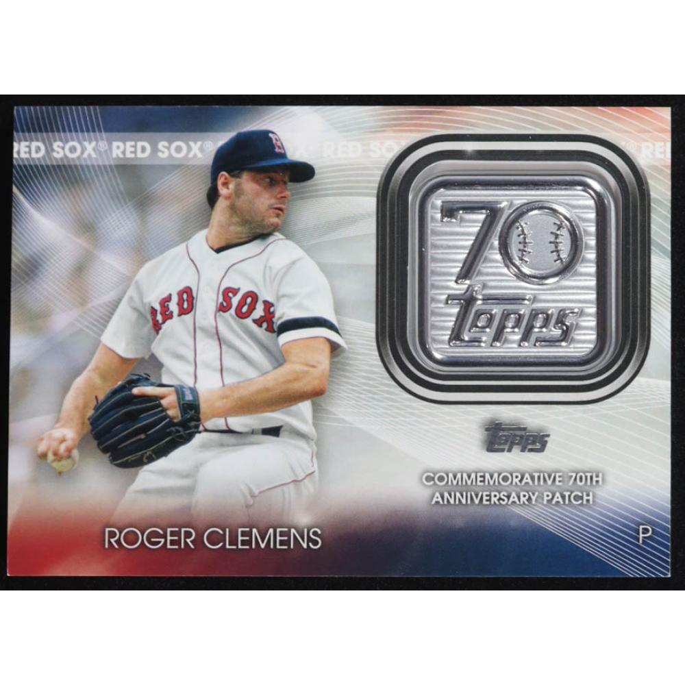 Roger Clemens 2021 Topps 70th Anniversary Commemorative Logo Patches #T70PRCL at PristineAuction.com