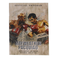 Floyd Mayweather vs. Manny Pacquiao 2015 MGM Grand Program at PristineAuction.com