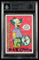 Matt Groening Signed 1993 The Simpsons Series One / Krusty The Clown #S20 with Hand-Drawn Sketch (BGS) at PristineAuction.com