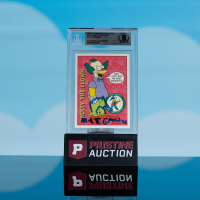 Matt Groening Signed 1993 The Simpsons Series One / Krusty The Clown #S20 with Hand-Drawn Sketch (BGS) at PristineAuction.com