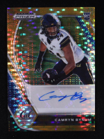 Camryn Bynum 2021 Panini Prizm Draft Picks Autographs Prizms Orange Pulsar #134 #02/49 RC at PristineAuction.com