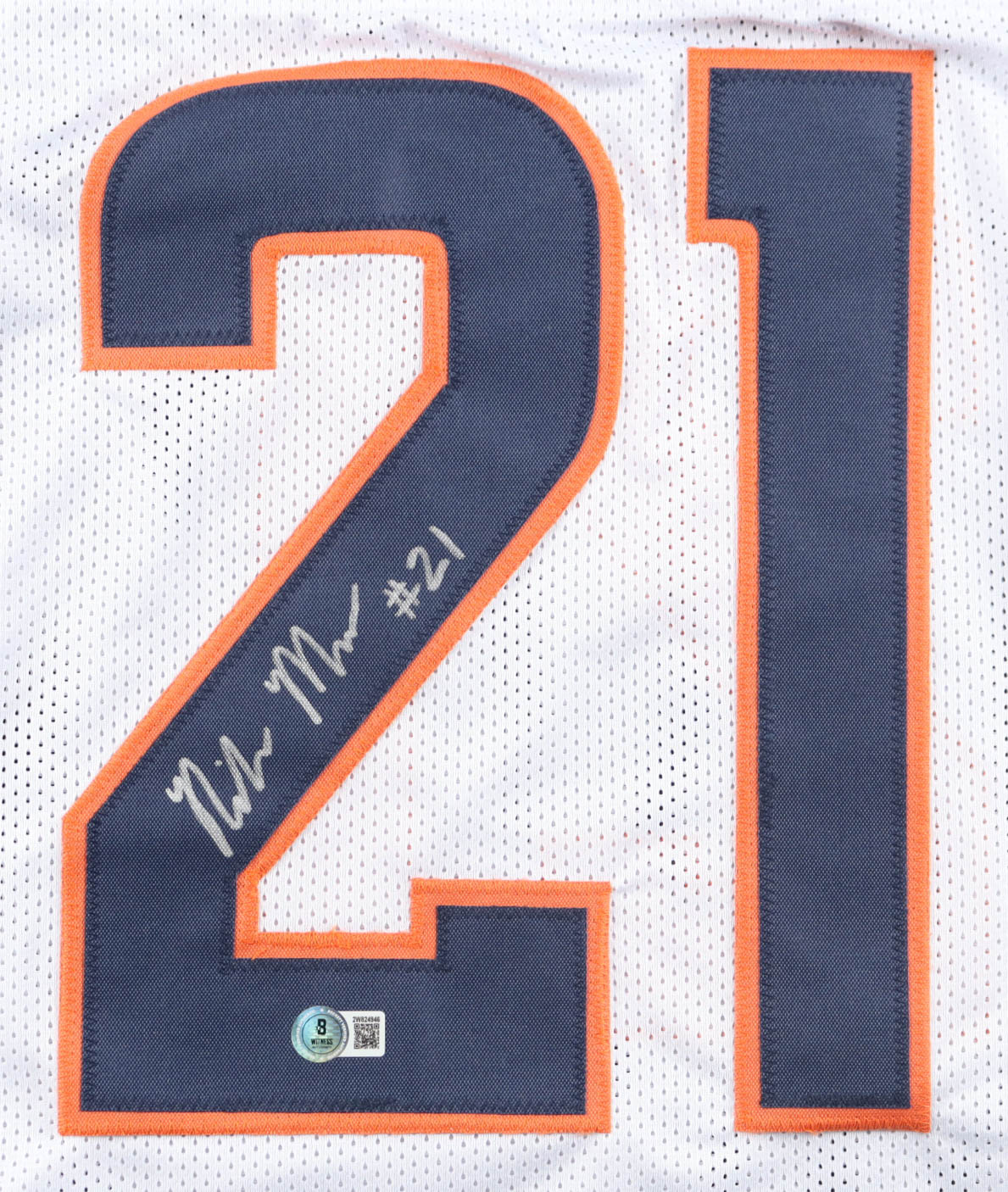 Riley Moss Signed Jersey (Beckett) at PristineAuction.com Riley Moss Signed Jersey (Beckett) at PristineAuction.com