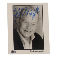Eddie Applegate Signed 8x10 Photo With Extensive Inscription (Beckett) at PristineAuction.com