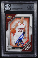 Stephen Curry Signed 2009-10 Upper Deck Draft Edition #34 RC (BGS) at PristineAuction.com