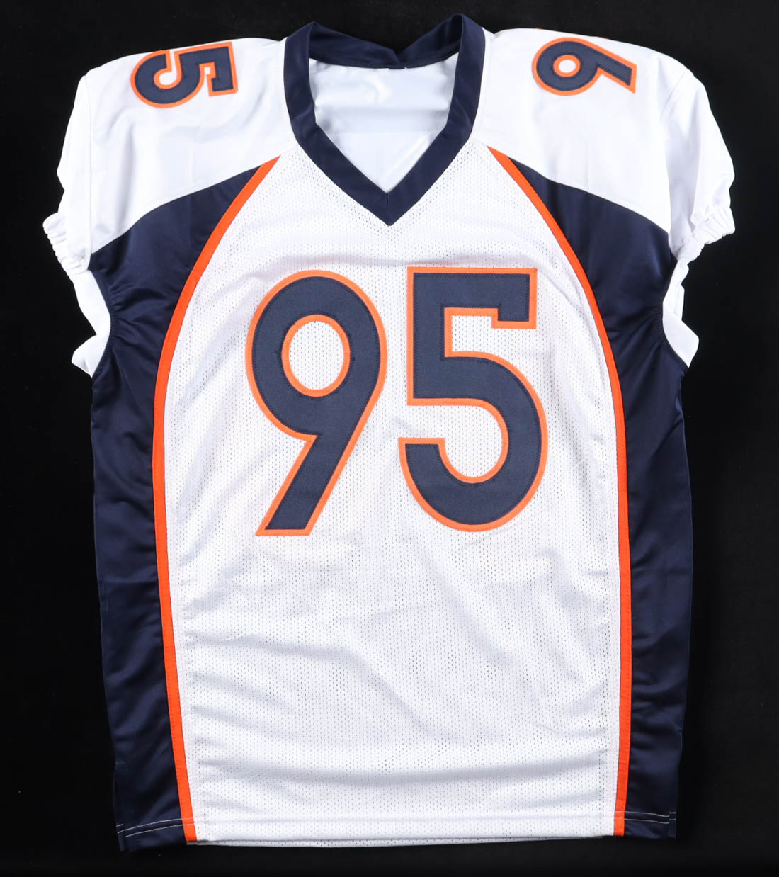 Derek Wolfe Signed Jersey Inscribed "SB 50 Champs!" (Beckett) at PristineAuction.com Derek Wolfe Signed Jersey Inscribed "SB 50 Champs!" (Beckett) at PristineAuction.com