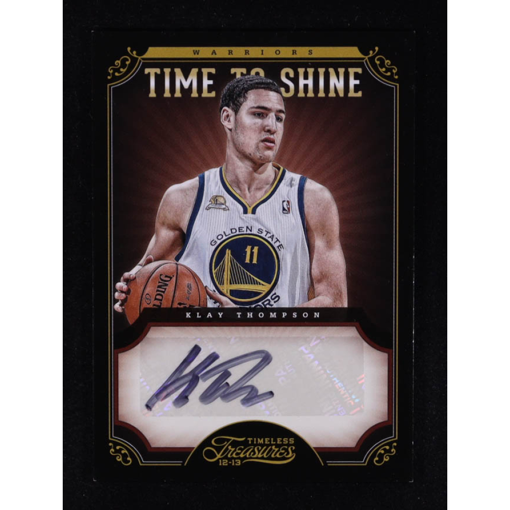 Klay Thompson 2012-13 Timeless Treasures Time to Shine Autographs #5 #087/199 at PristineAuction.com
