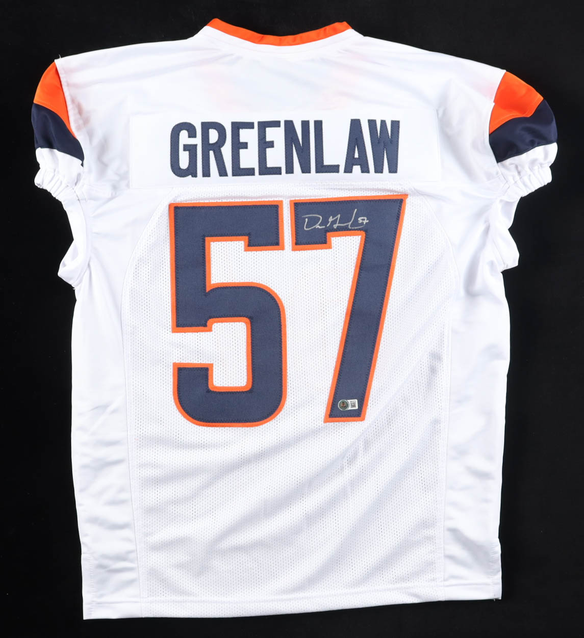 Dre Greenlaw Signed Jersey (Beckett) at PristineAuction.com Dre Greenlaw Signed Jersey (Beckett) at PristineAuction.com