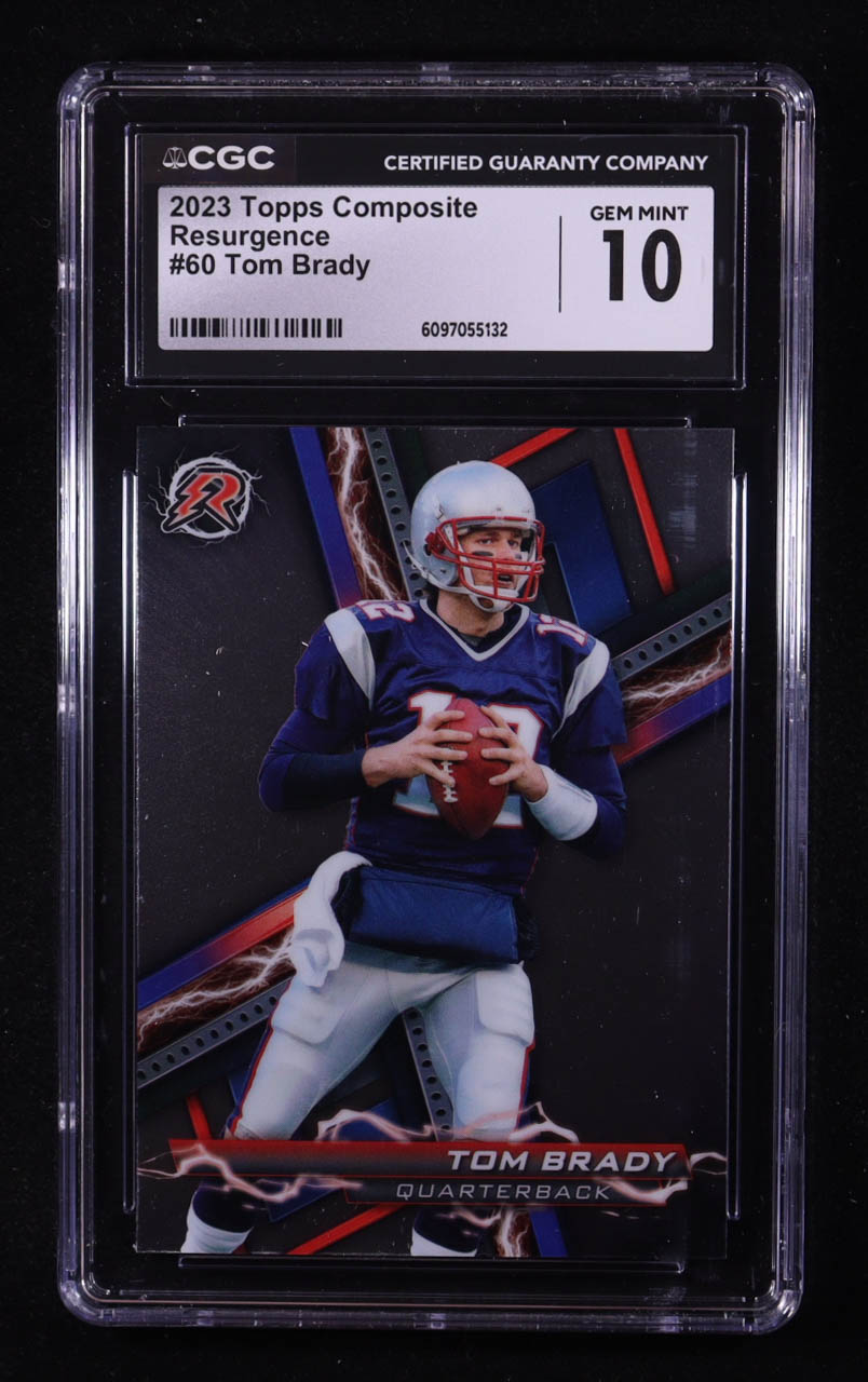 Tom Brady 2023 Topps Composite Resurgence #60 (CGC 10) at PristineAuction.com Tom Brady 2023 Topps Composite Resurgence #60 (CGC 10) at PristineAuction.com