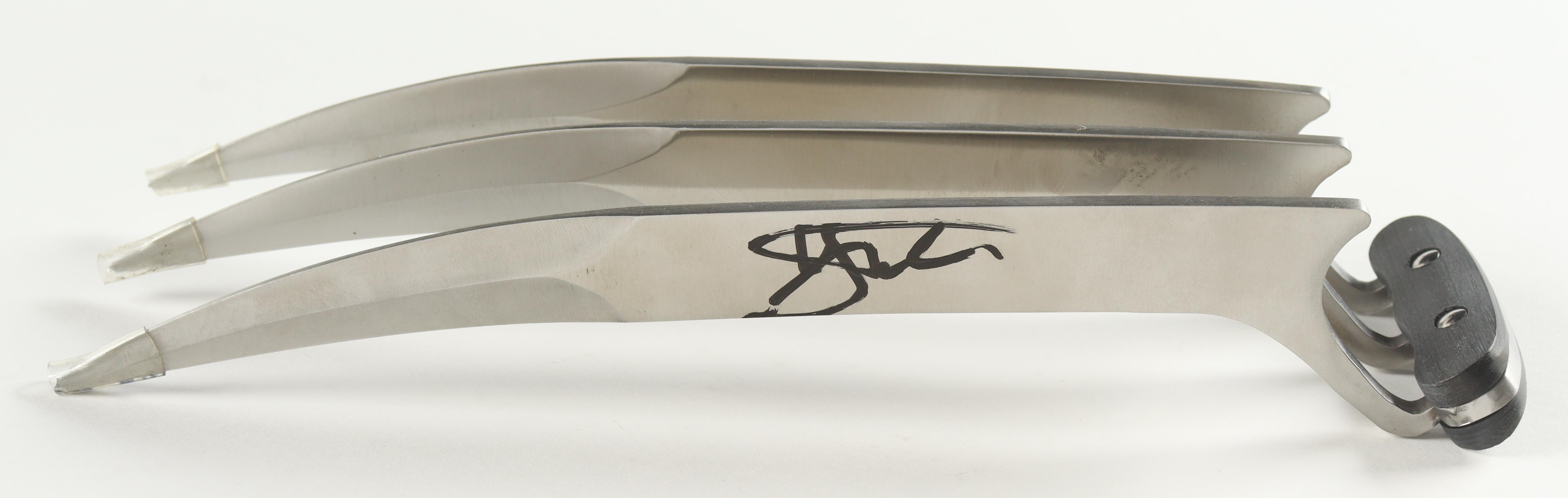 Hugh Jackman Signed X-Men "The Wolverine" Collectible Replica Claw (Beckett) at PristineAuction.com Hugh Jackman Signed X-Men "The Wolverine" Collectible Replica Claw (Beckett) at PristineAuction.com