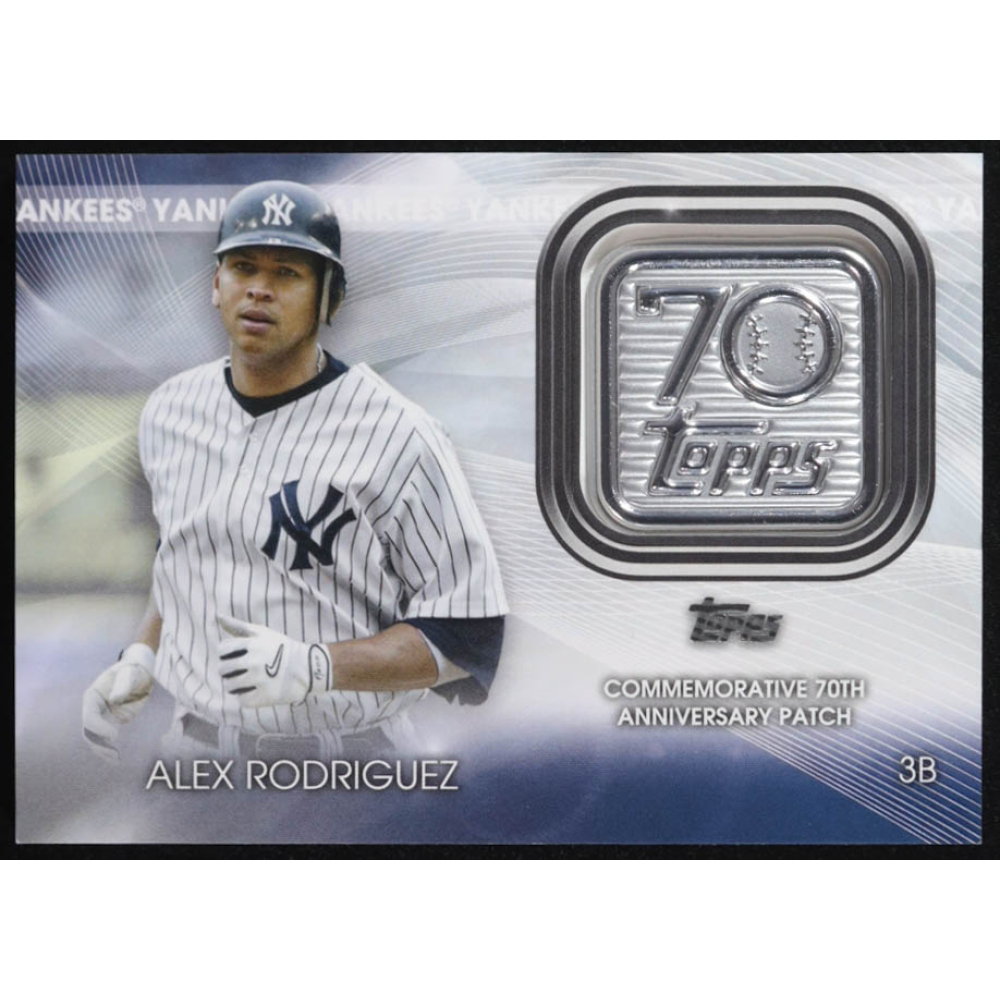 Alex Rodriguez 2021 Topps Update 70th Anniversary Logo Patches #T70PAR at PristineAuction.com