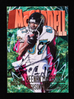 Keenan McCardell Signed 1997 SkyBox Impact #129 with Glass Display Case (Beckett) at PristineAuction.com