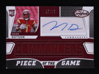 Jahan Dotson 2022 Certified Piece of the Game Signatures Red #6 #15/35 RC at PristineAuction.com