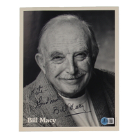 Bill Macy Signed 8x10 Photo Inscribed "Good Luck" (Beckett) at PristineAuction.com