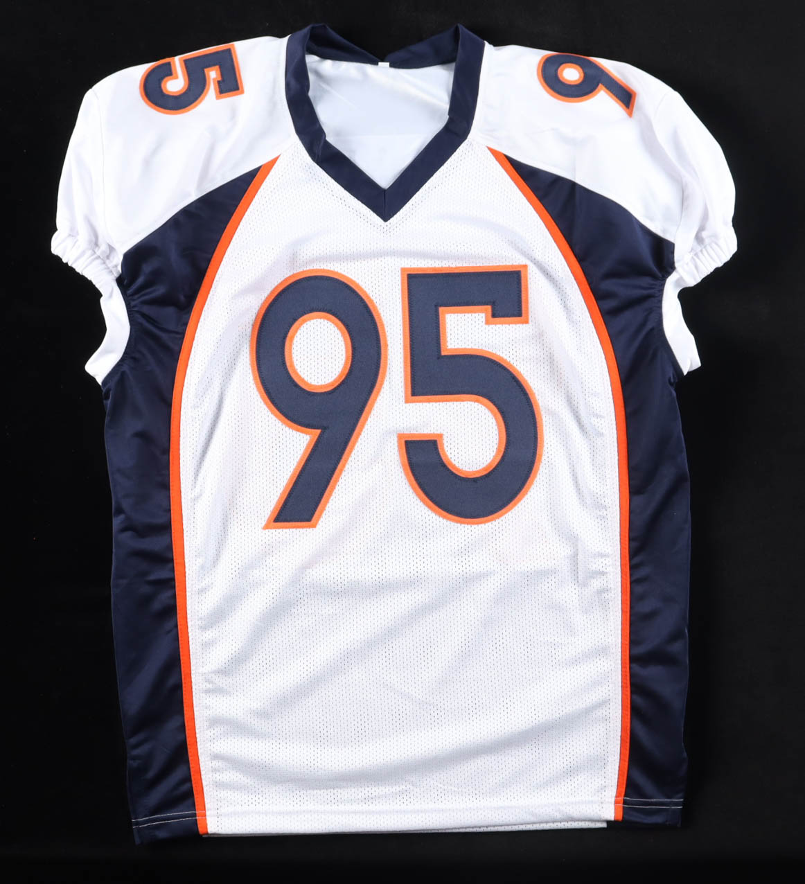 Derek Wolfe Signed Jersey Inscribed "SB 50 Champs!" (Beckett) at PristineAuction.com Derek Wolfe Signed Jersey Inscribed "SB 50 Champs!" (Beckett) at PristineAuction.com