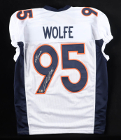 Derek Wolfe Signed Jersey Inscribed "SB 50 Champs!" (Beckett) at PristineAuction.com