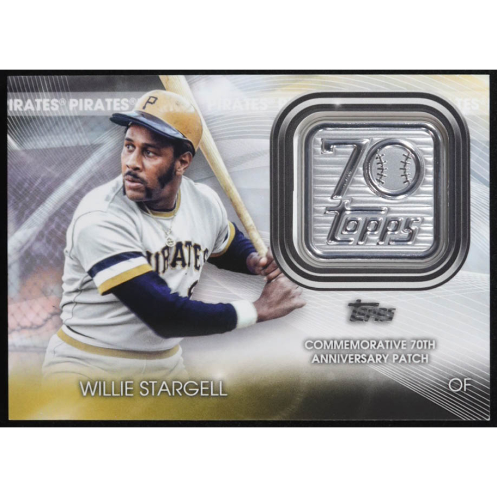 Willie Stargell 2021 Topps Update 70th Anniversary Logo Patches #T70PWST at PristineAuction.com