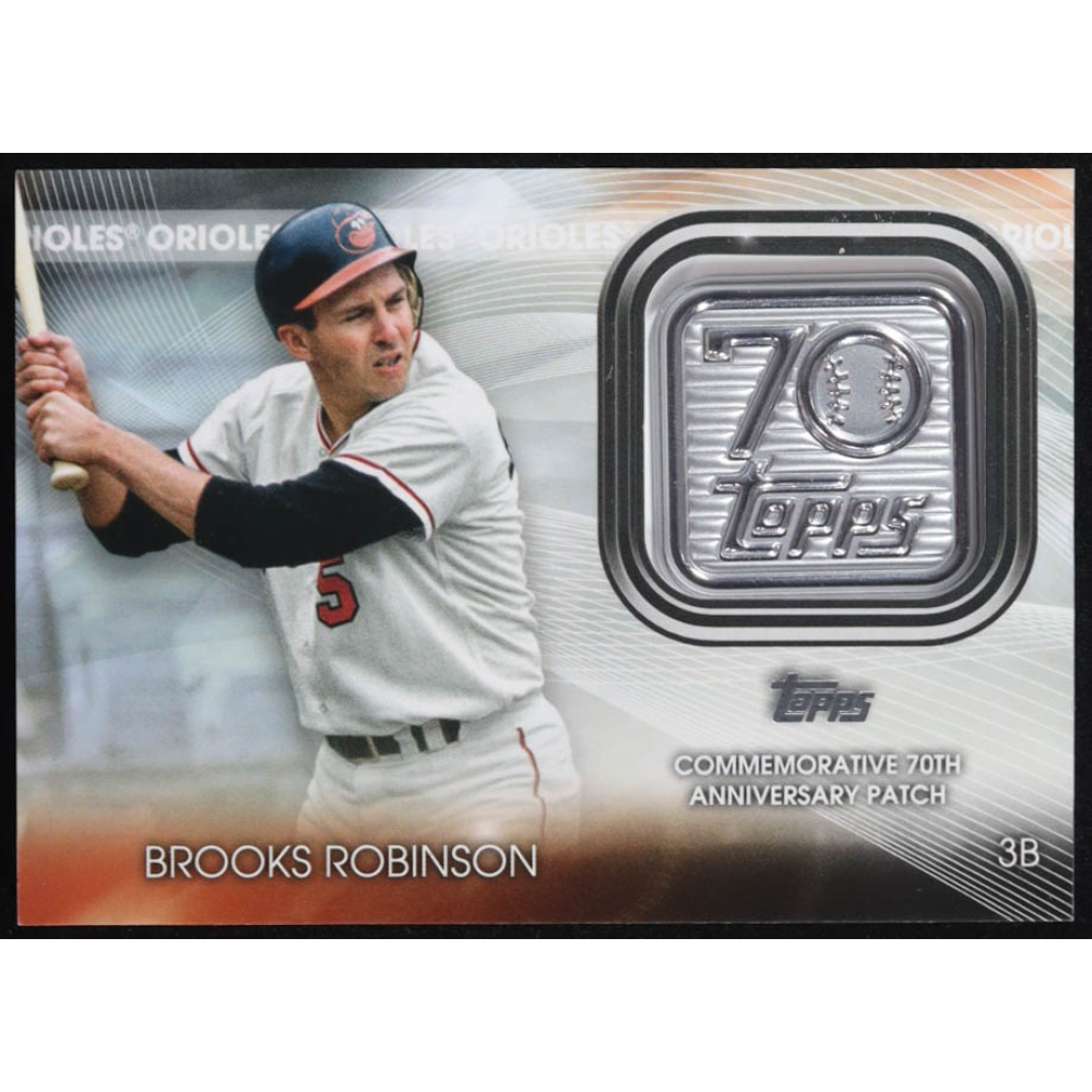 Brooks Robinson 2021 Topps Update 70th Anniversary Logo Patches #T70PBR at PristineAuction.com