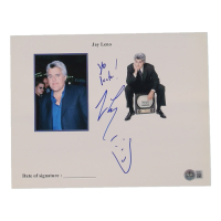 Jay Leno Signed 8x10 Photo Inscribed "Yo" (Beckett) at PristineAuction.com