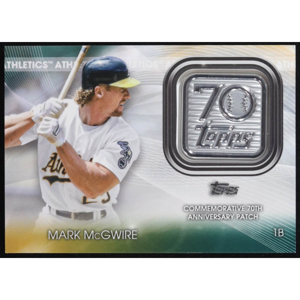 Mark McGwire 2021 Topps Update 70th Anniversary Logo Patches #T70PMM at PristineAuction.com