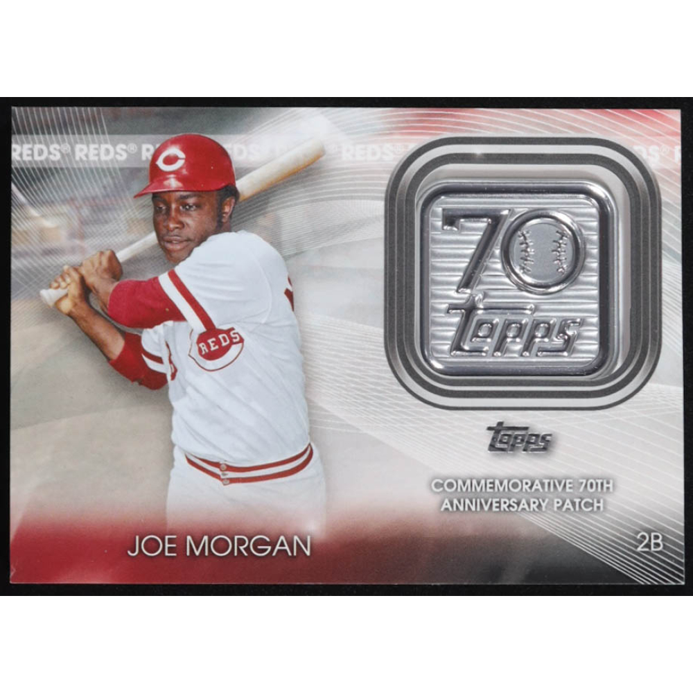 Joe Morgan 2021 Topps 70th Anniversary Commemorative Logo Patches #70LPJM at PristineAuction.com
