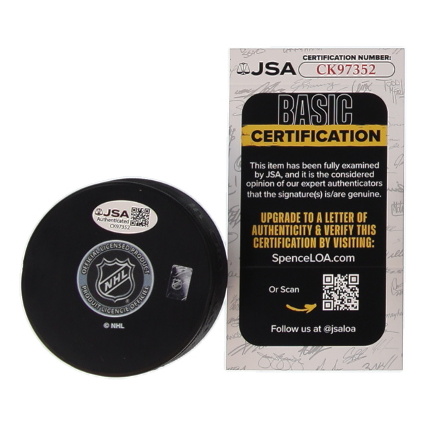 Teemu Selanne Signed Ducks Logo Hockey Puck (JSA) at PristineAuction.com Teemu Selanne Signed Ducks Logo Hockey Puck (JSA) at PristineAuction.com