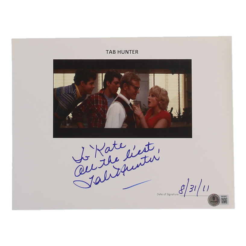 Tab Hunter Signed "Grease 2" 8x10 Photo Inscribed "All The Best" (Beckett) at PristineAuction.com Tab Hunter Signed "Grease 2" 8x10 Photo Inscribed "All The Best" (Beckett) at PristineAuction.com