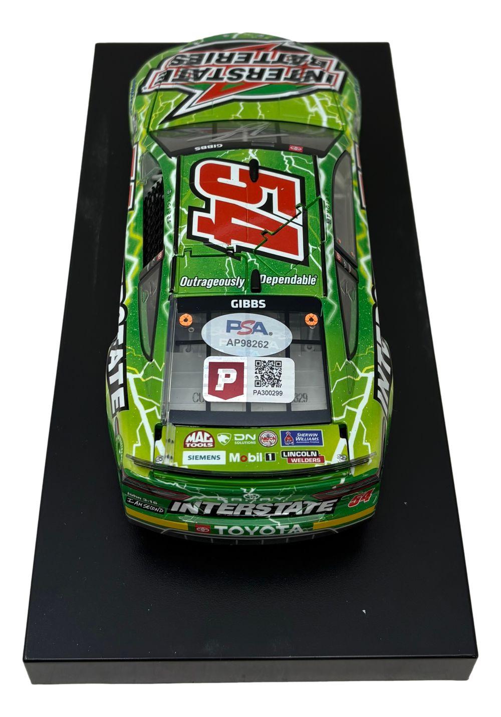 Ty Gibbs Signed 2022 #54 Interstate Batteries Supra | 1:24 Diecast Car (PSA) at PristineAuction.com Ty Gibbs Signed 2022 #54 Interstate Batteries Supra | 1:24 Diecast Car (PSA) at PristineAuction.com