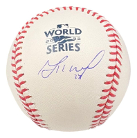 Jose Altuve Signed 2022 World Series Logo Baseball (Beckett) at PristineAuction.com
