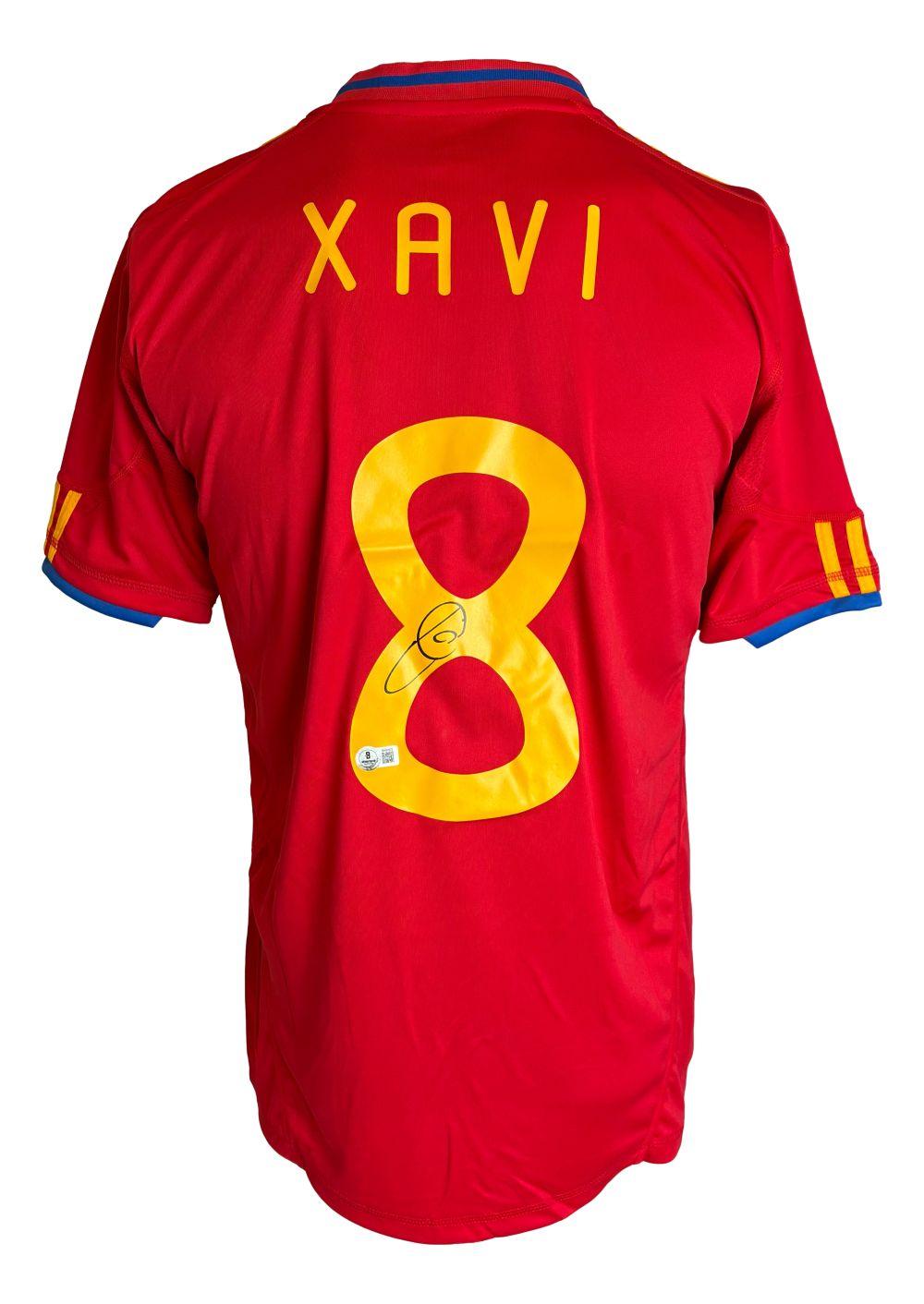 Xavi Signed Spain National Team Adidas Authentic Jersey (Beckett) at PristineAuction.com Xavi Signed Spain National Team Adidas Authentic Jersey (Beckett) at PristineAuction.com