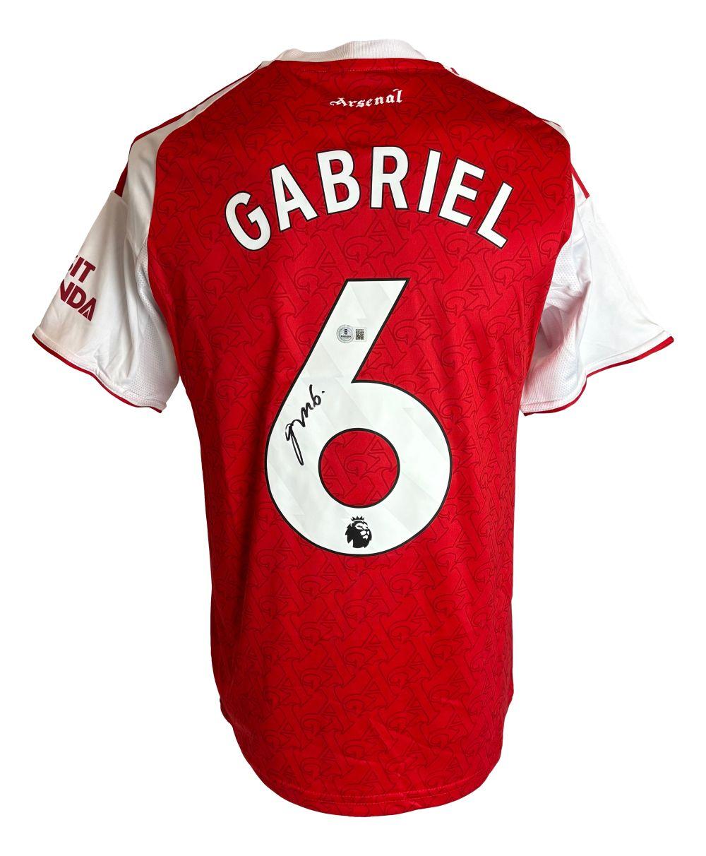 Gabriel Signed Arsenal Adidas Authentic Jersey (Beckett) at PristineAuction.com Gabriel Signed Arsenal Adidas Authentic Jersey (Beckett) at PristineAuction.com