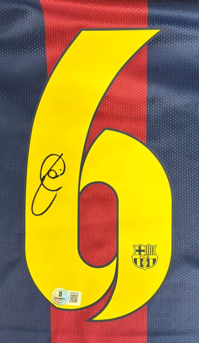 Xavi Hernandez Signed Barcelona Nike Authentic Jersey (Beckett) at PristineAuction.com Xavi Hernandez Signed Barcelona Nike Authentic Jersey (Beckett) at PristineAuction.com