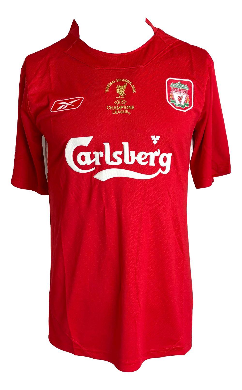 Steven Gerrard Signed Liverpool Reebok Authentic Jersey (Beckett) at PristineAuction.com Steven Gerrard Signed Liverpool Reebok Authentic Jersey (Beckett) at PristineAuction.com