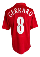 Steven Gerrard Signed Liverpool Reebok Authentic Jersey (Beckett) at PristineAuction.com