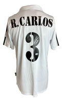 Roberto Carlos Signed Real Madrid Adidas Authentic Jersey (Beckett) at PristineAuction.com