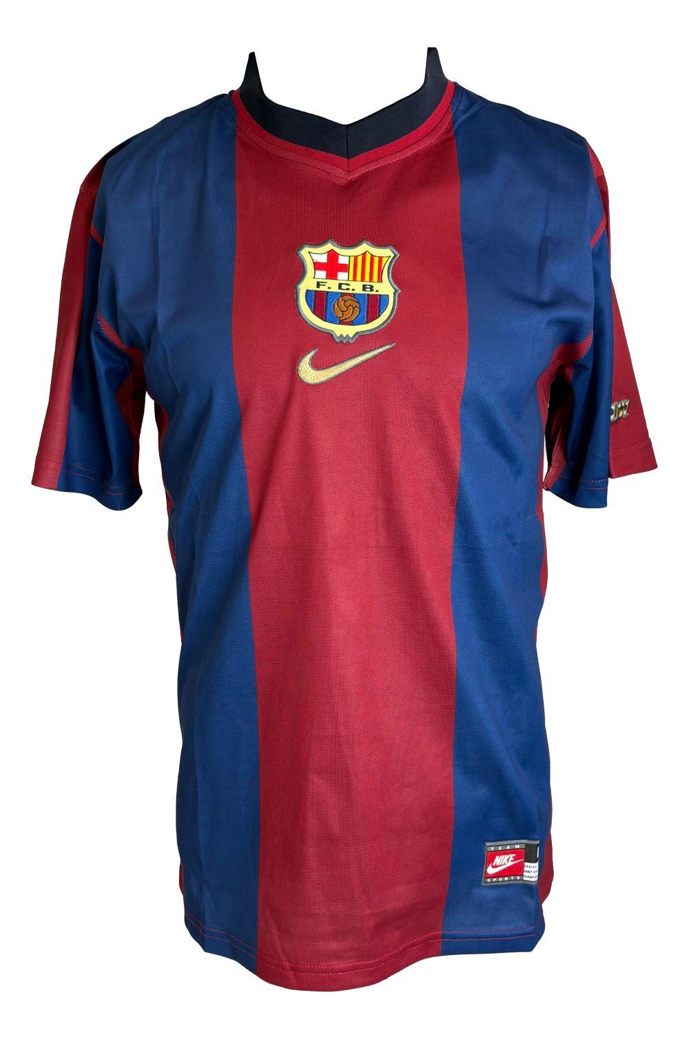 Rivaldo Signed Barcelona Nike Authentic Jersey (Beckett) at PristineAuction.com Rivaldo Signed Barcelona Nike Authentic Jersey (Beckett) at PristineAuction.com