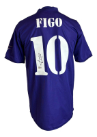 Luis Figo Signed Real Madrid Adidas Authentic Jersey (Beckett) at PristineAuction.com