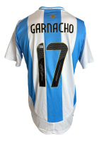 Alejandro Garnacho Signed Argentina National Team Adidas Authentic Jersey (Beckett) at PristineAuction.com