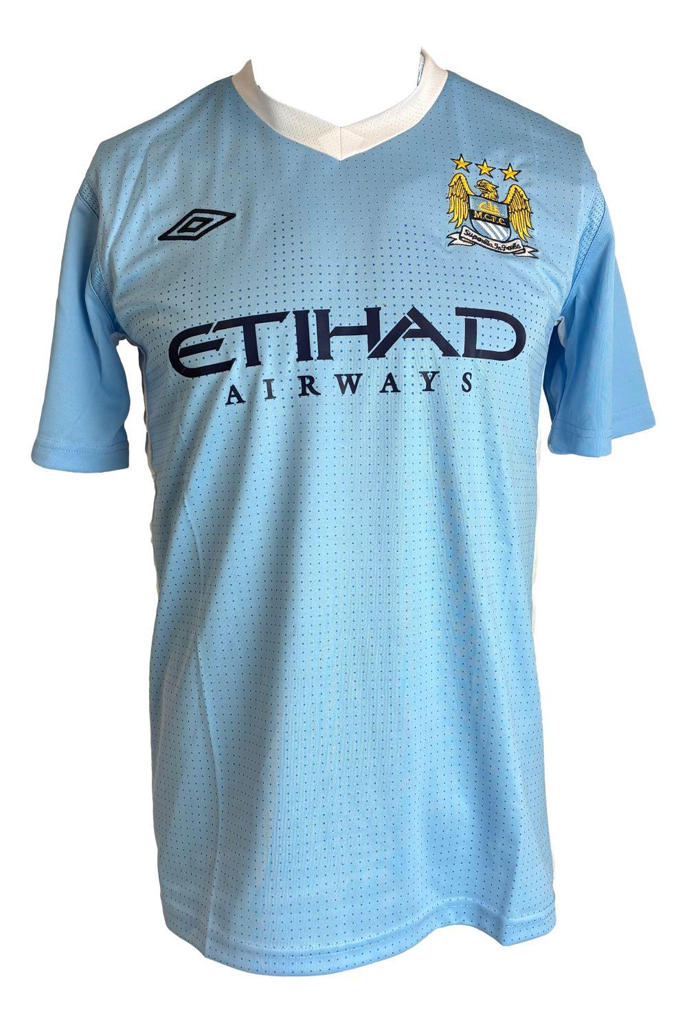 Carlos Tevez Signed Manchester City Umbro Authentic Jersey (Beckett) at PristineAuction.com Carlos Tevez Signed Manchester City Umbro Authentic Jersey (Beckett) at PristineAuction.com