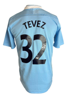 Carlos Tevez Signed Manchester City Umbro Authentic Jersey (Beckett) at PristineAuction.com
