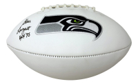 Steve Largent Signed Seahawks Logo Football Inscribed "HOF '95" (Beckett) at PristineAuction.com