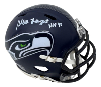 Steve Largent Signed Seahawks Speed Mini Helmet Inscribed "HOF 95" (Beckett) at PristineAuction.com