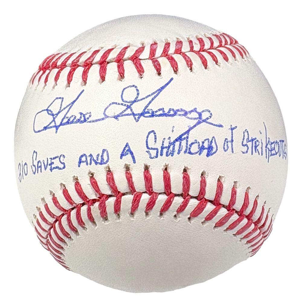 Goose Gossage Signed OML Baseball Inscribed "310 Saves and a S******* of Strikeouts" (Beckett) at PristineAuction.com Goose Gossage Signed OML Baseball Inscribed "310 Saves and a S******* of Strikeouts" (Beckett) at PristineAuction.com