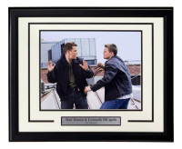 Leonardo DiCaprio & Matt Damon Signed "The Departed" Custom Framed Photo (PSA) at PristineAuction.com