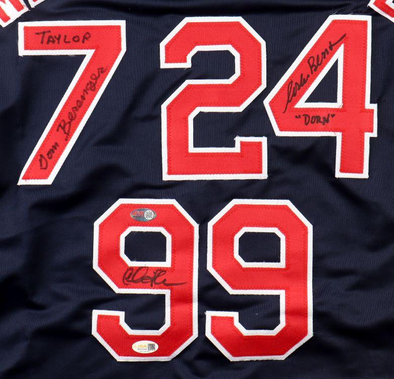 Charlie Sheen, Corbin Bernsen & Tom Berenger Signed Jersey (JSA) at PristineAuction.com Charlie Sheen, Corbin Bernsen & Tom Berenger Signed Jersey (JSA) at PristineAuction.com