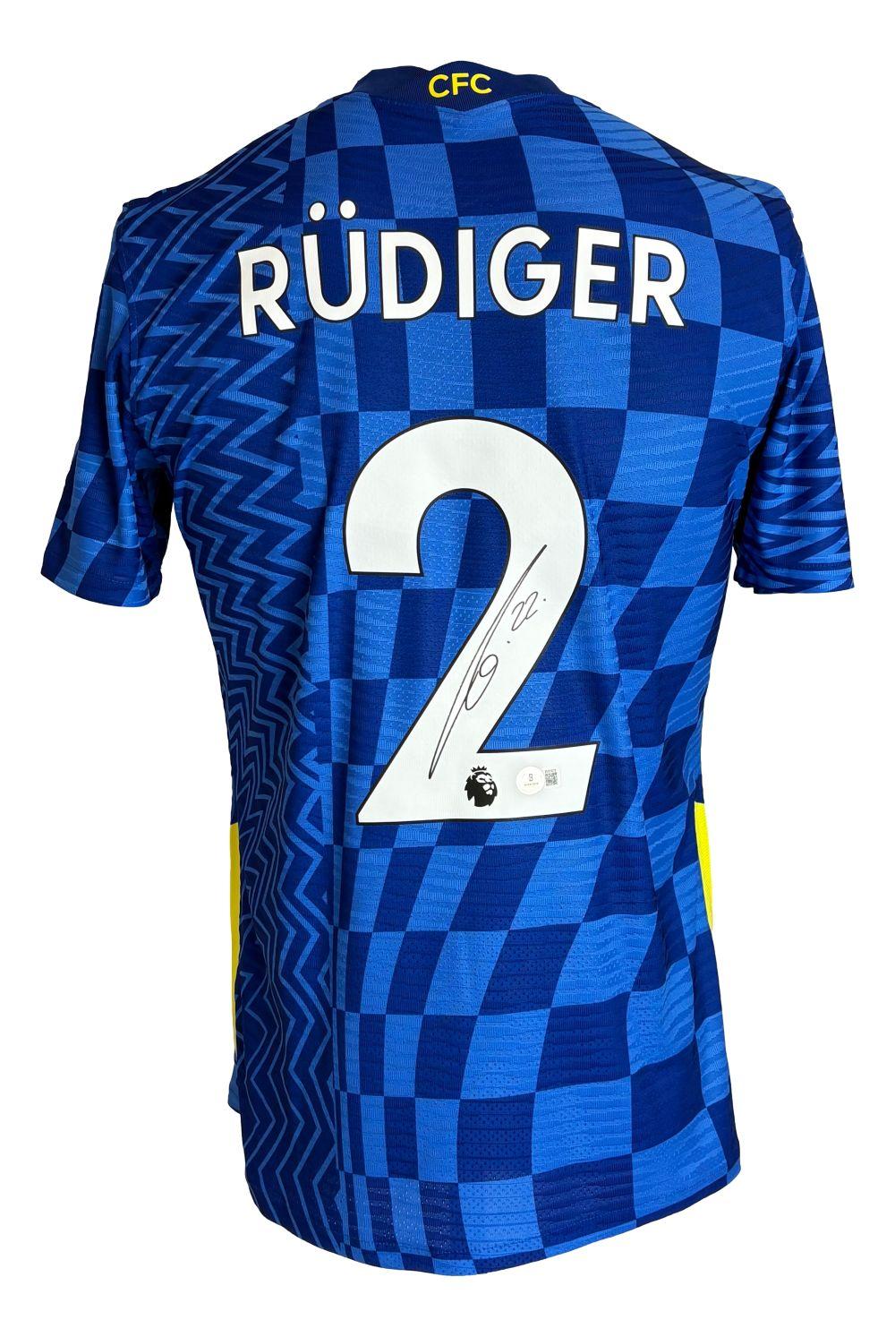 Antonio Rudiger Signed Chelsea Nike Authentic Jersey (Beckett) at PristineAuction.com Antonio Rudiger Signed Chelsea Nike Authentic Jersey (Beckett) at PristineAuction.com