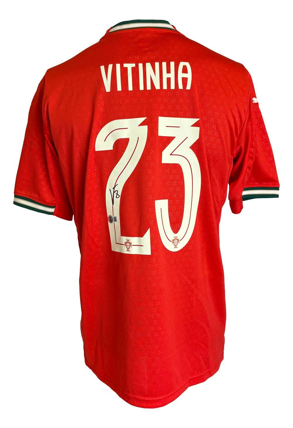 Vitinha Signed Portugal National Team Puma Authentic Jersey (Beckett) at PristineAuction.com Vitinha Signed Portugal National Team Puma Authentic Jersey (Beckett) at PristineAuction.com