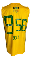 Usain Bolt Signed Team Jamaica Puma Authentic Track Shirt (Beckett) at PristineAuction.com