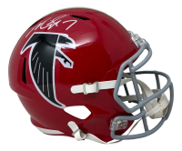 Michael Vick Signed Falcons Full-Size Throwback Alternate Speed Helmet (Beckett) at PristineAuction.com